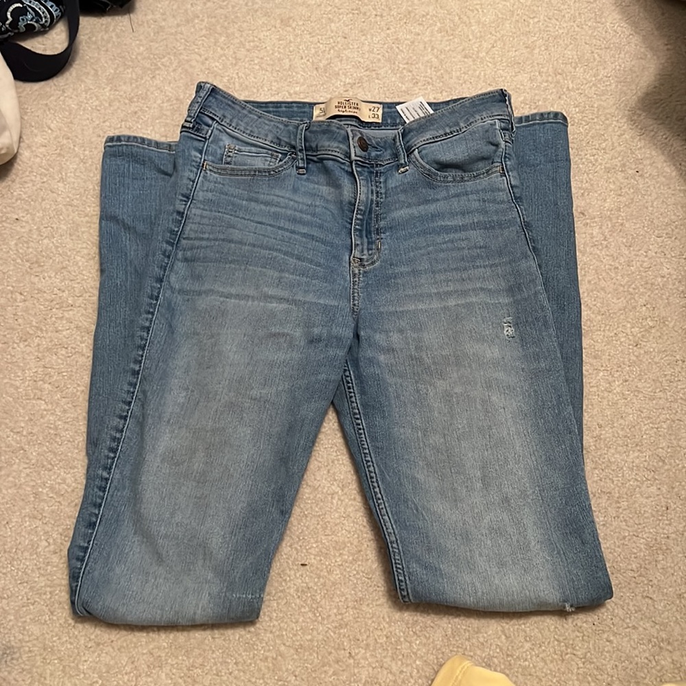 🤍 High Waist Skinny Jeans
